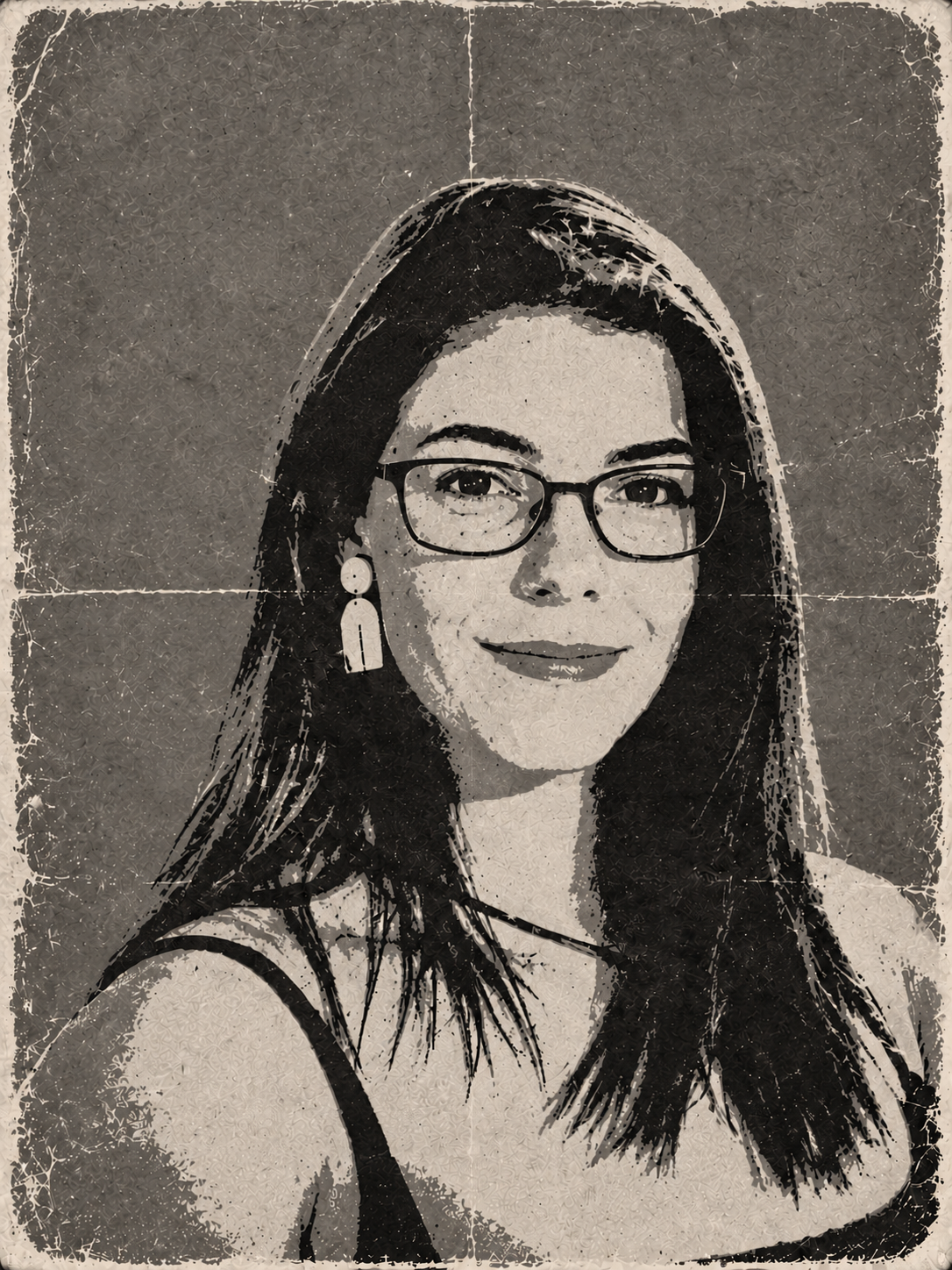Retrato de Bibi Pimentel